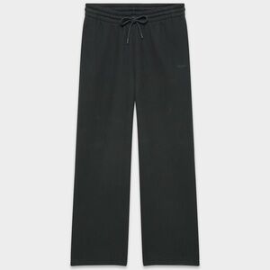 Aritzia Cozy Sweatfleece Boyfriend Wide Sweatpant, Black XS Short